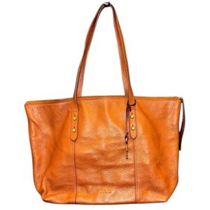 FOSSIL Jenna Tote Genuine Leather Y2K Bag